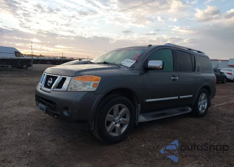 2011 Nissan Armada Platinum from USA, damaged, VIN 5N1BA0ND9BN618663